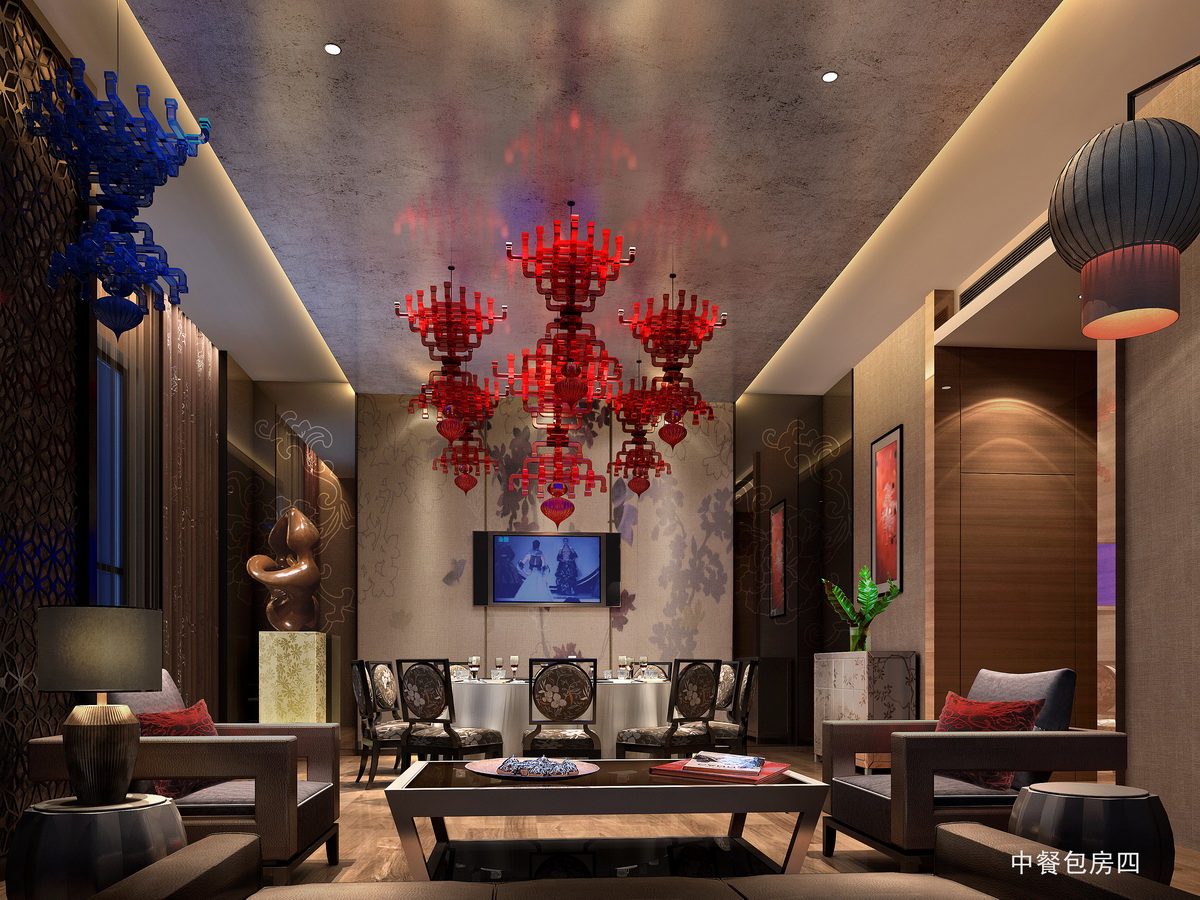 南都婚宴酒店宴會廳包房設計案例效果圖