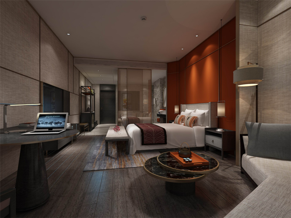 陜西洛南華陽國際飯店五星級裝修設計案例