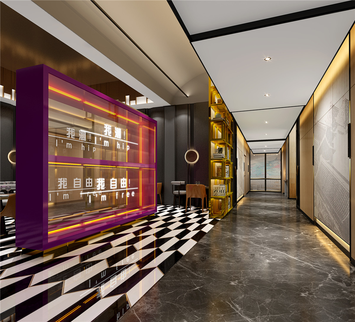 鄭州勝開精品酒店裝修設(shè)計案例效果圖