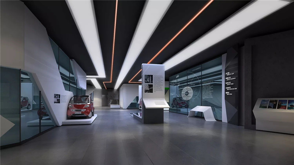 鄭州展廳設計公司-英利集團企業(yè)展廳設計效果圖