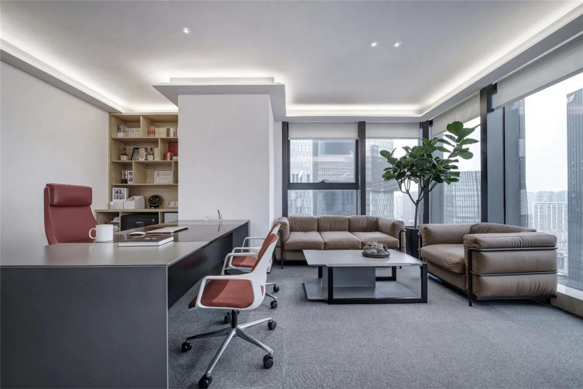 鄭州高科技美容儀器公司辦公室裝修設計方案