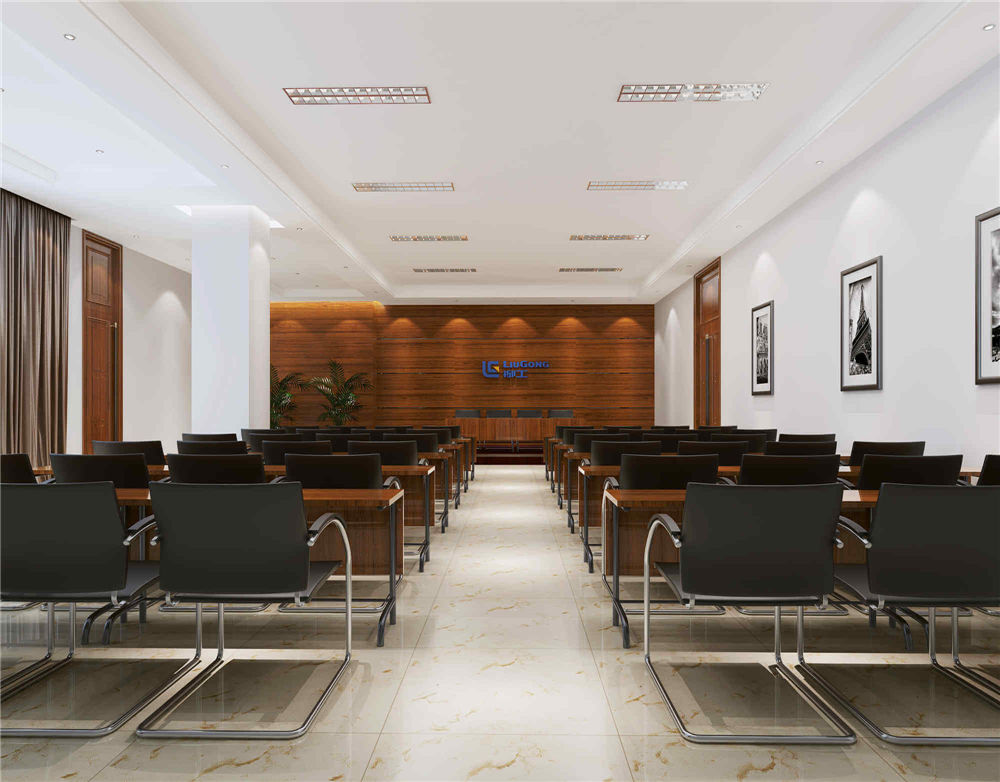 鄭州柳工機械辦公大樓裝修公司設(shè)計案例