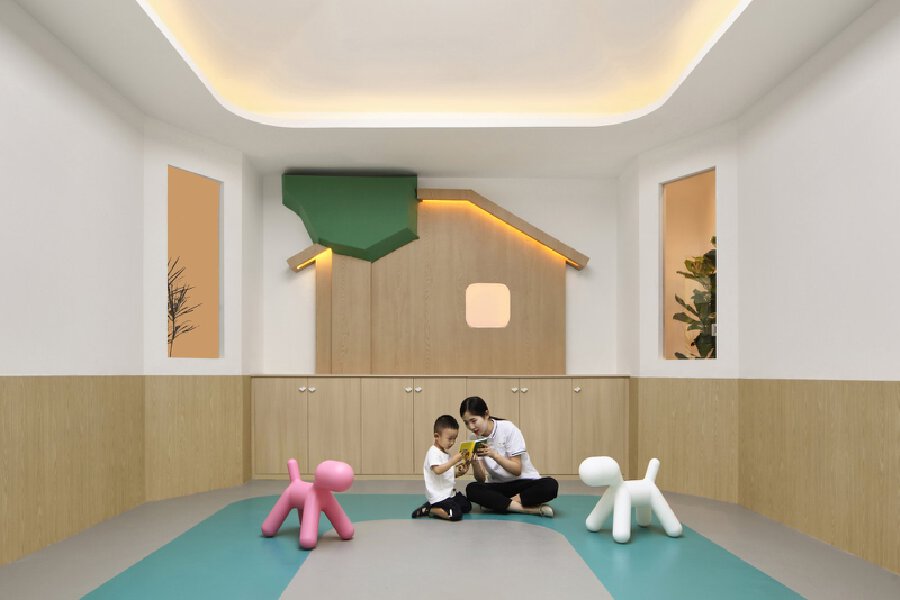 鄭州兒童情商教育機(jī)構(gòu)裝修設(shè)計公司裝修案例