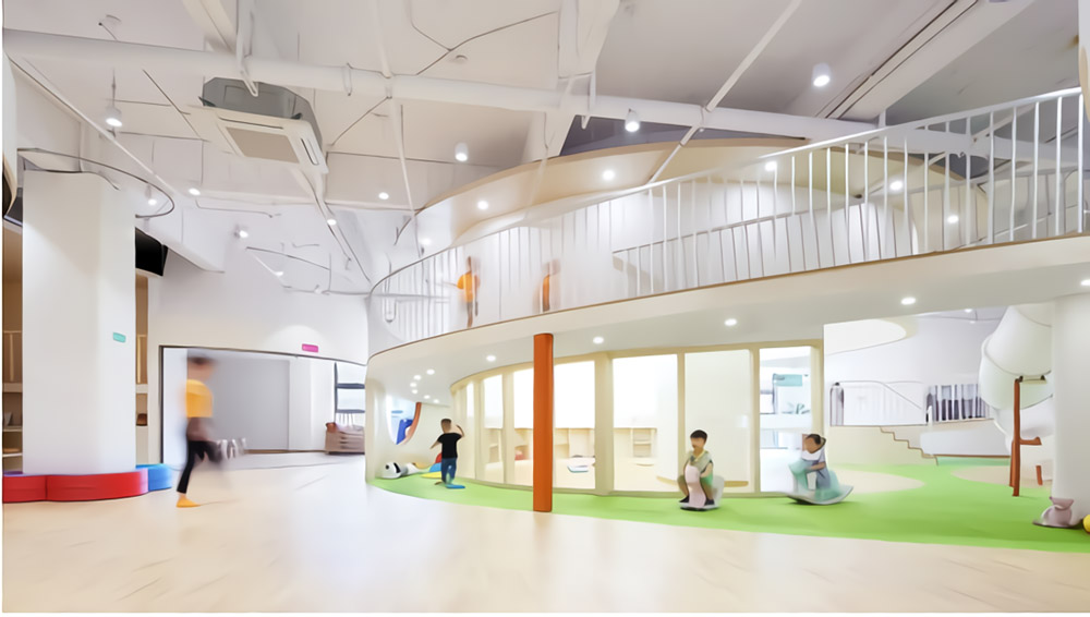 鄭州全日制早教托育中心中心裝修設(shè)計案例