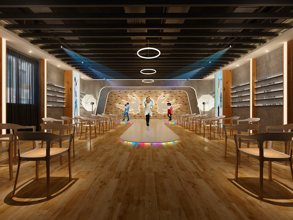 鄭州藝術培訓機構設計公司裝修案例