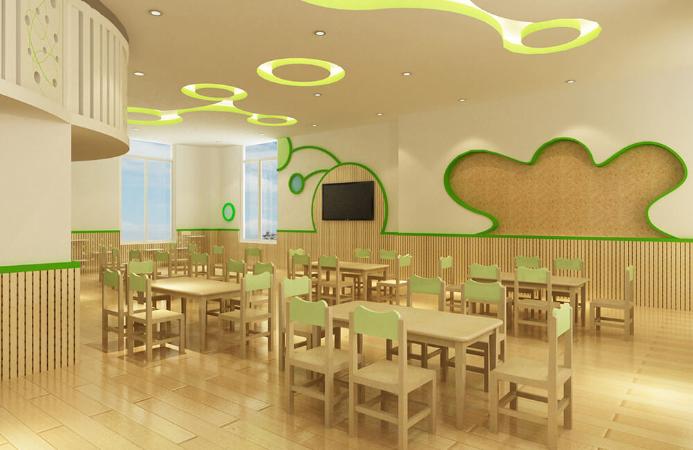 鄭州附屬幼兒園設計公司裝修案例