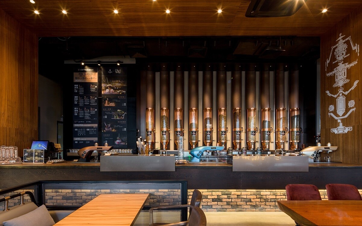 鄭州星繽茶設計公司裝修案例