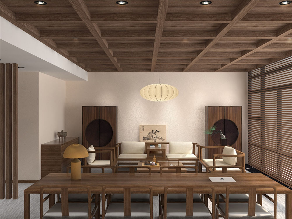 鄭州禪心茶餐廳裝修公司設(shè)計案例