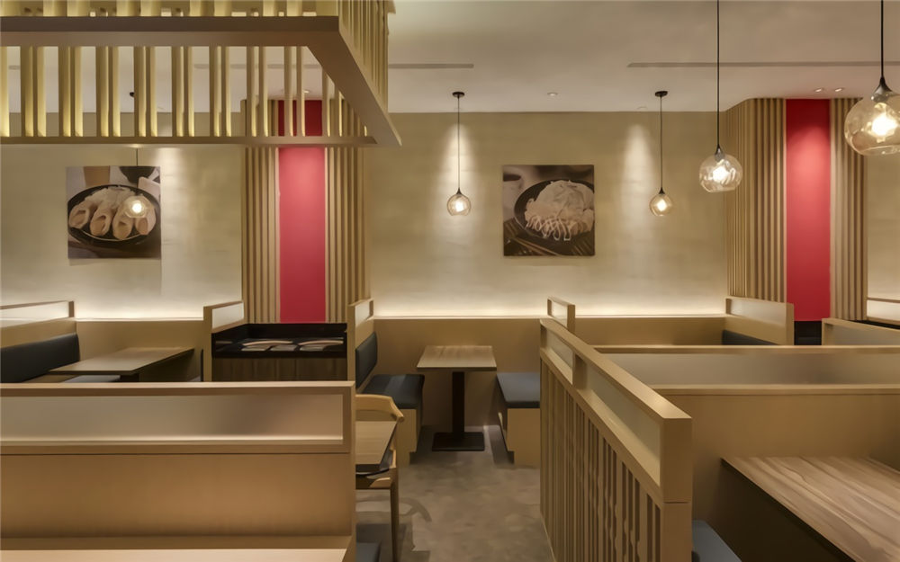 鄭州福騰亭日式壽司店裝修公司設計案例