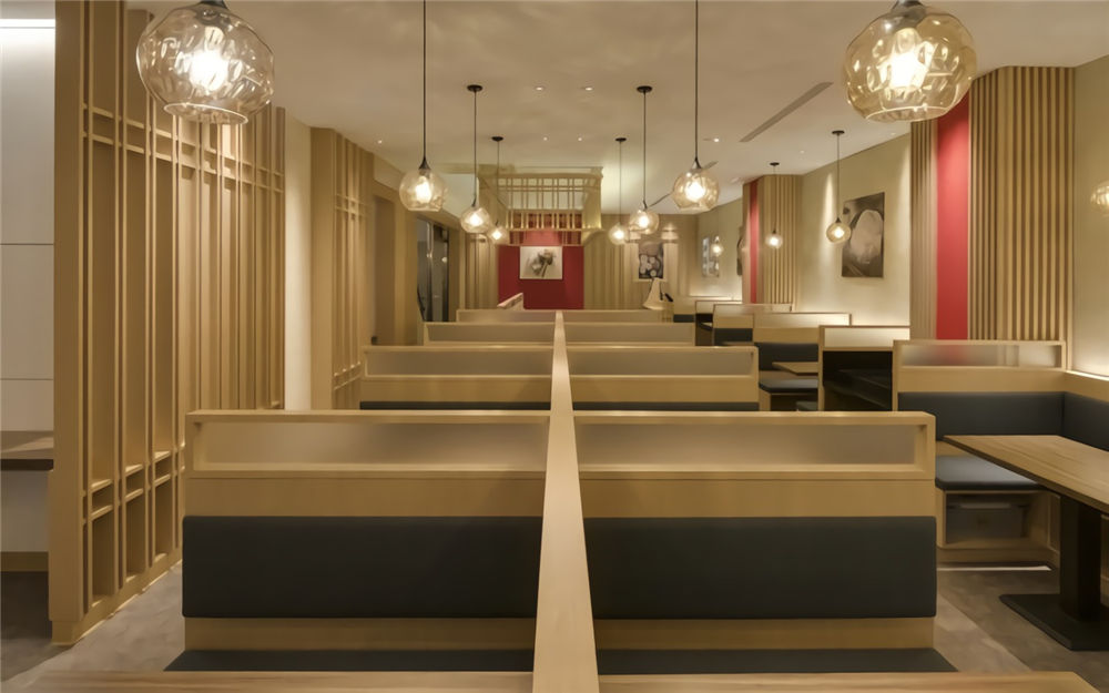 鄭州福騰亭日式壽司店裝修公司設計案例