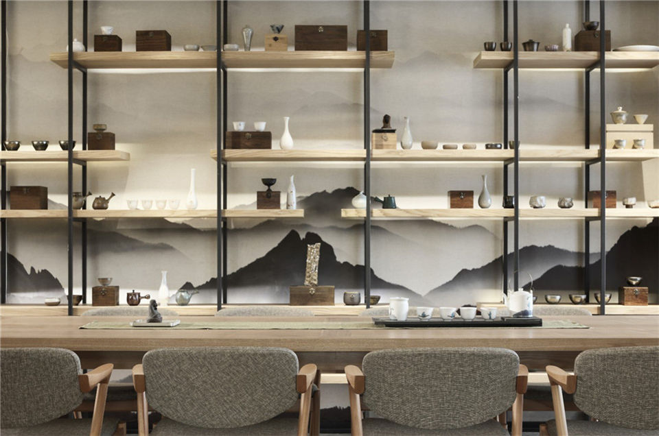 鄭州知丘茶室裝修公司設(shè)計案例