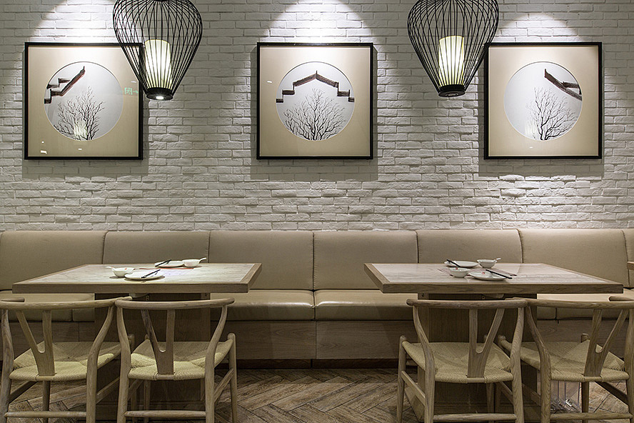 鄭州乾園中餐廳裝修公司設計案例