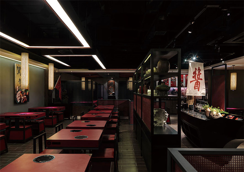 鄭州三國(guó)主題火鍋店裝修公司設(shè)計(jì)案例