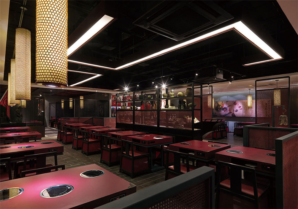 鄭州三國(guó)主題火鍋店裝修公司設(shè)計(jì)案例