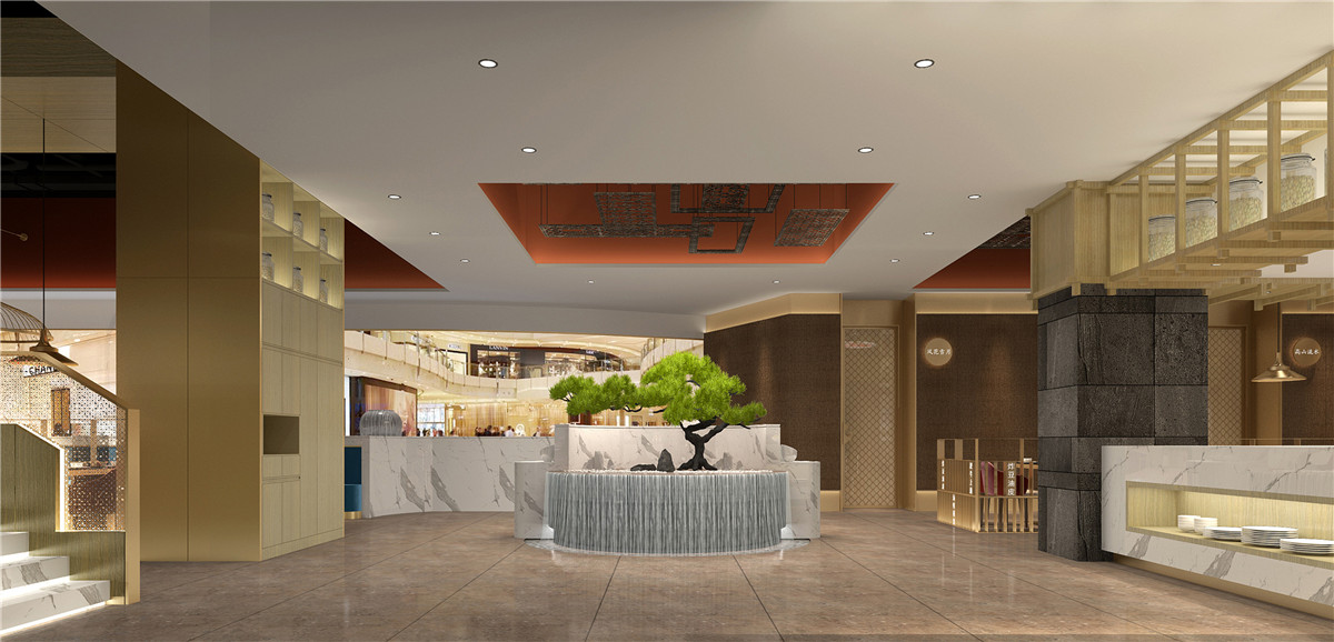 鄭州一撈一世界火鍋店裝修公司設(shè)計案例