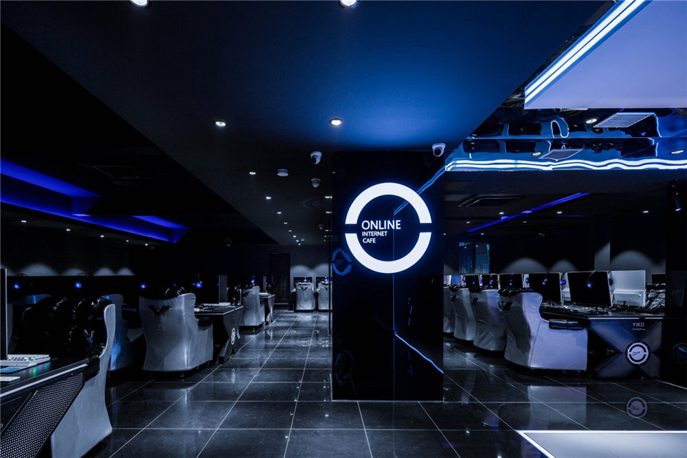 鄭州ON LINE 電競館裝修公司設計案例