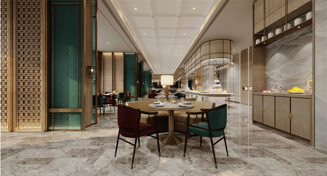 新鄉(xiāng)駝人新誠國際酒店裝修設(shè)計案例效果圖