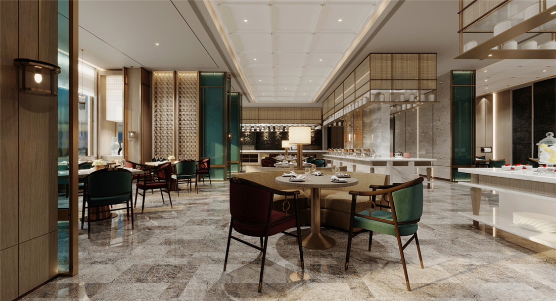 新鄉(xiāng)駝人新誠國際酒店裝修設(shè)計案例效果圖