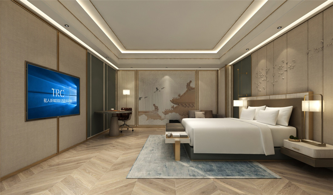 新鄉(xiāng)駝人新誠國際酒店裝修設(shè)計案例效果圖