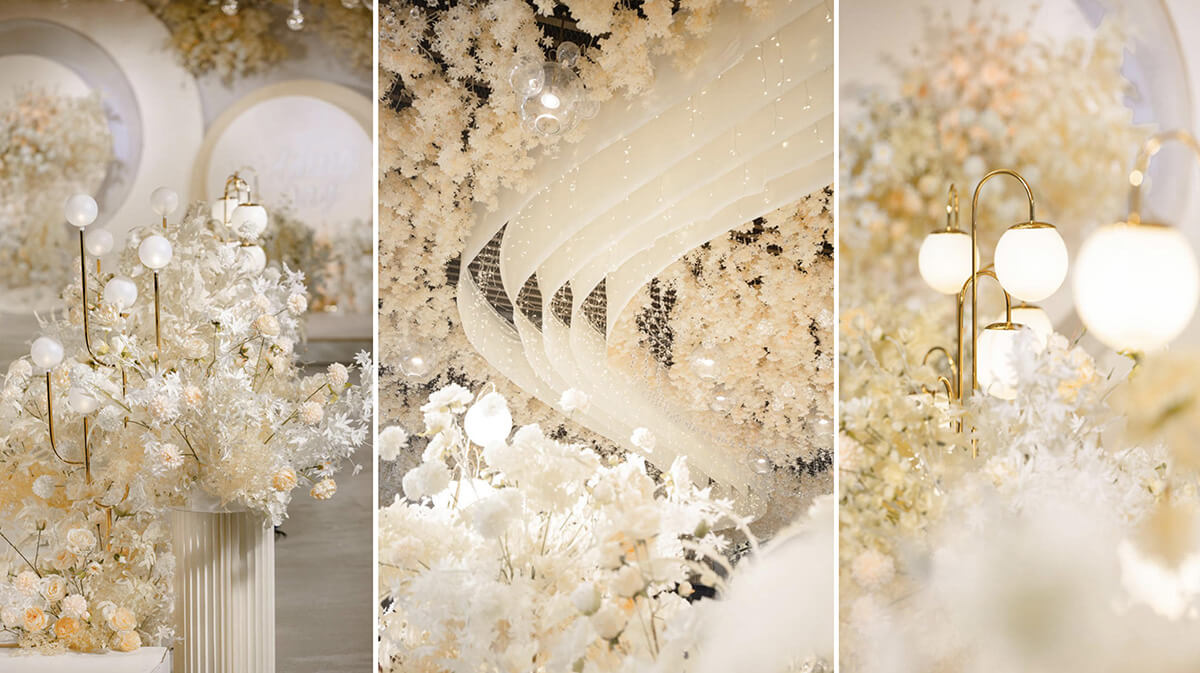 鄭州婚禮堂婚宴酒店設(shè)計公司裝修案例