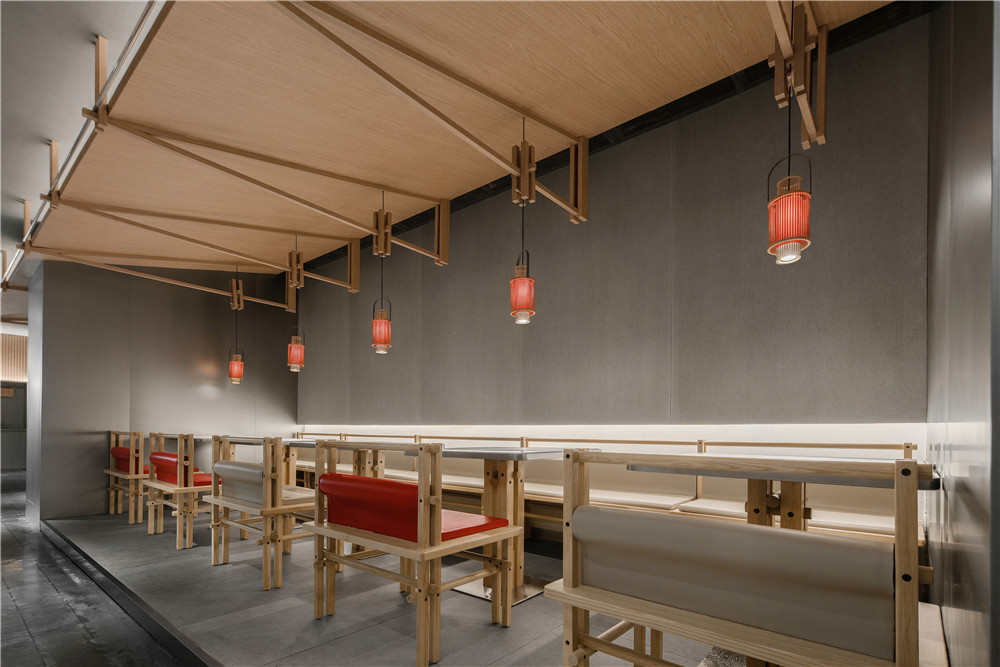 鄭州牛蛙火鍋店裝修公司設計案例