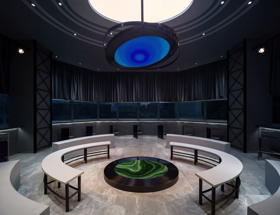 鄭州奶茶店裝修公司喜茶小劇場設計案例(圖8)