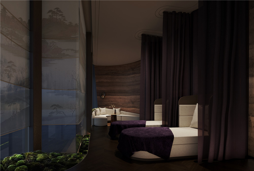 鄭州素心養(yǎng)生SPA會所裝修設(shè)計案例