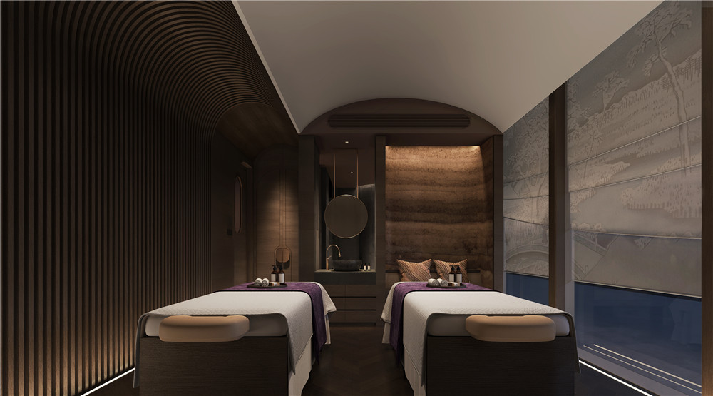 鄭州素心養(yǎng)生SPA會所裝修設(shè)計案例