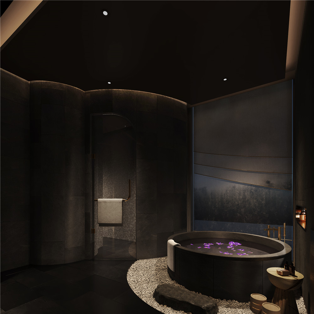 鄭州素心養(yǎng)生SPA會所裝修設(shè)計案例