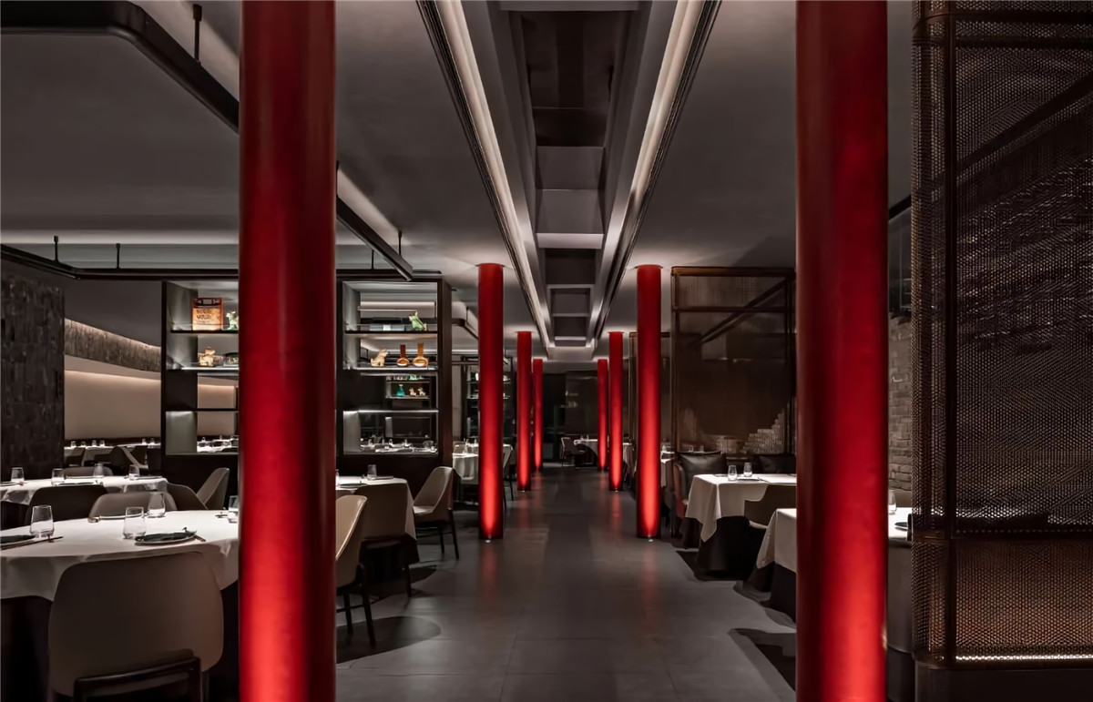 鄭州烤鴨店設(shè)計(jì)推薦四季民?？绝喌暄b修設(shè)計(jì)方案(圖6)