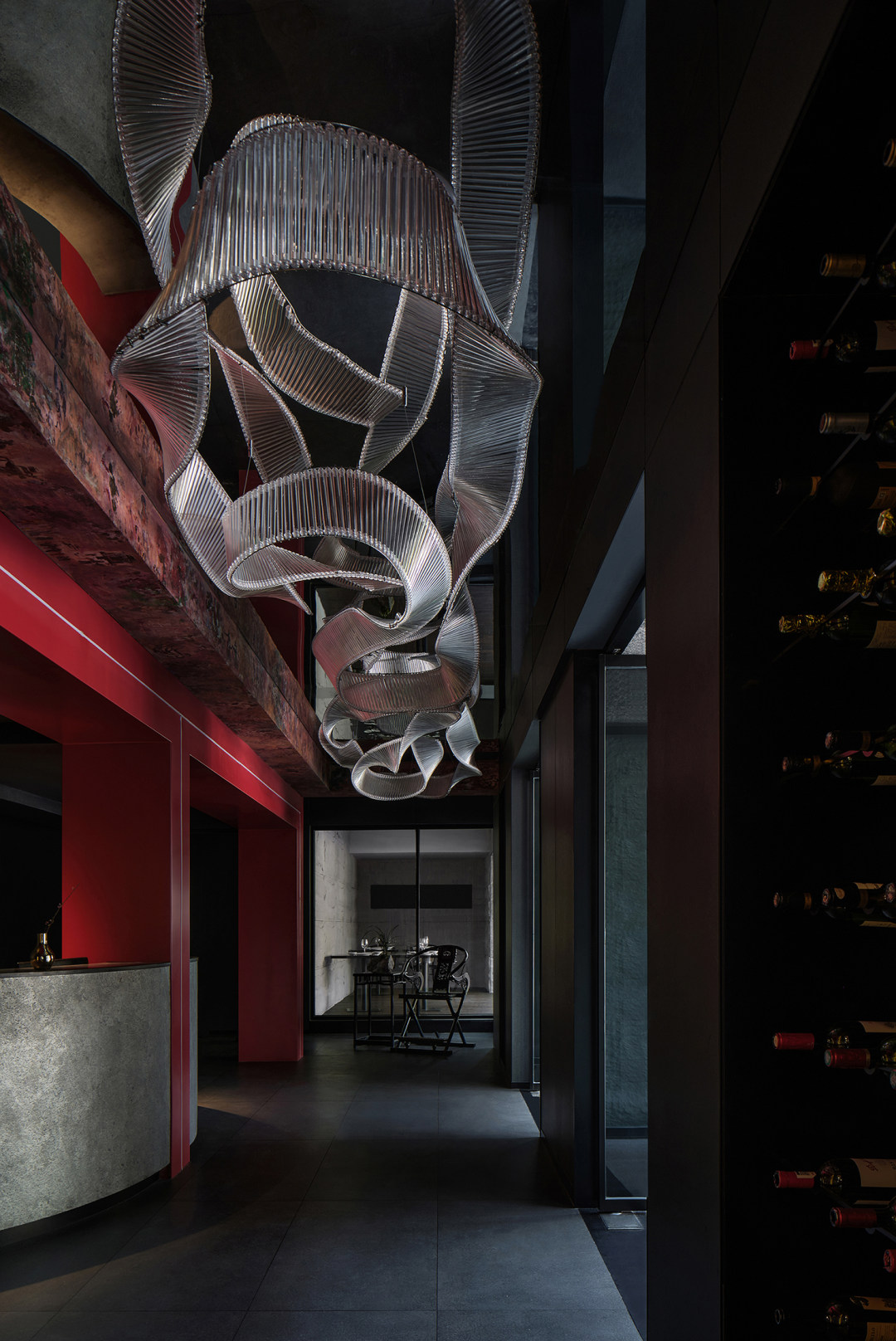 現(xiàn)代極簡(jiǎn)與中式混搭風(fēng)商務(wù)中餐廳裝修設(shè)計(jì)案例(圖4)