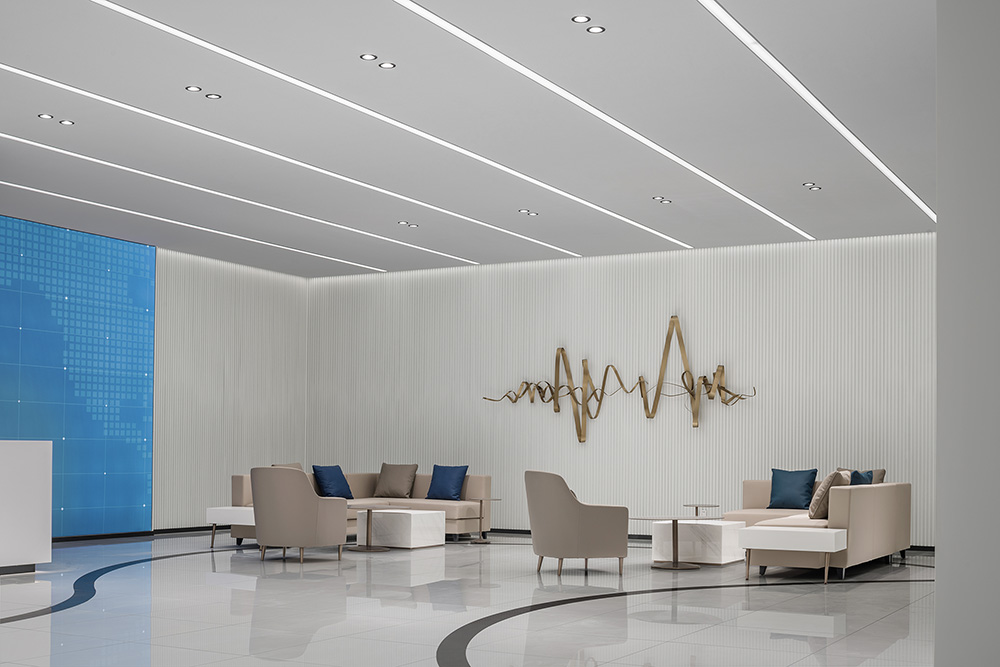 1萬平華天科技集團辦公室裝修設計方案(圖2)