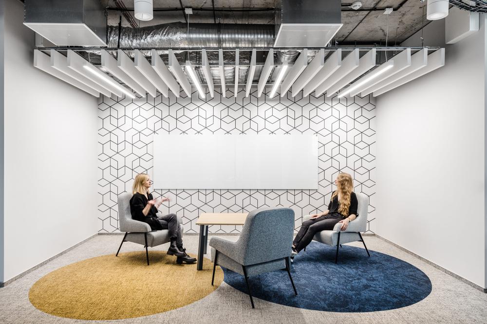 簡約北歐風家居護理公司辦公室裝修設計案例(圖6)