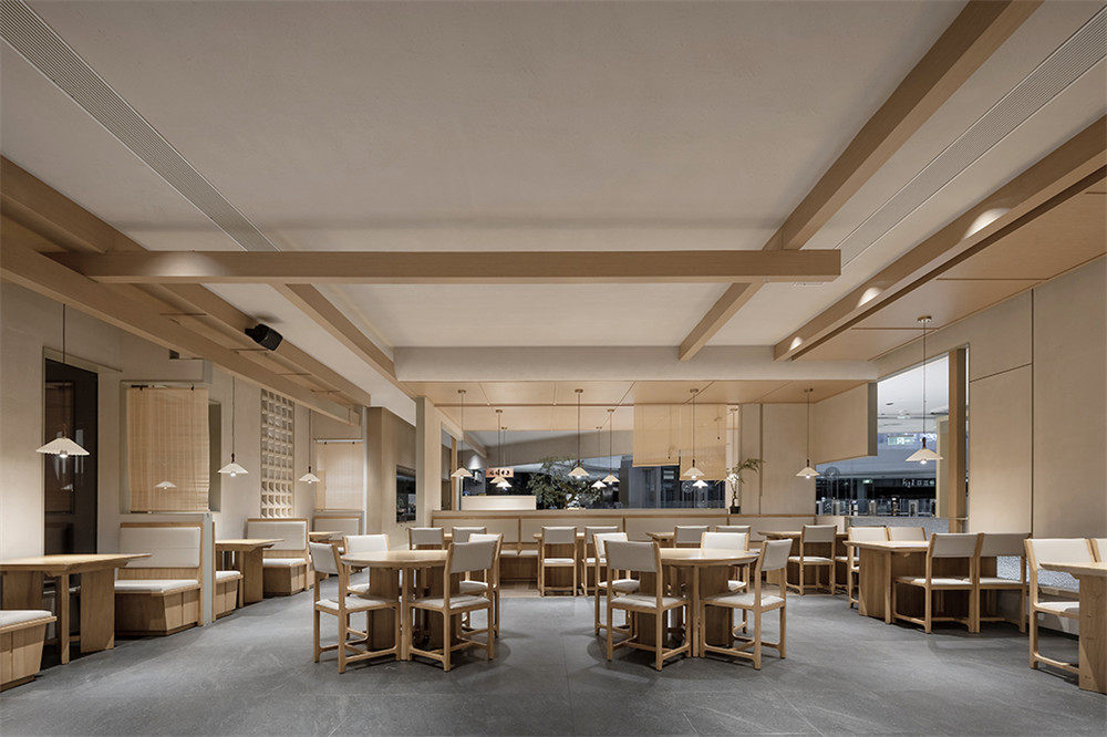 極簡禪意風媽媽菜餐廳裝修設計方案(圖3)