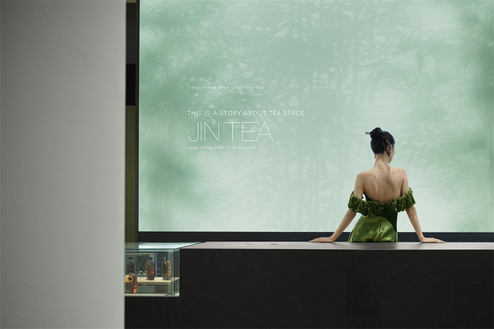 現(xiàn)代東方韻味   津喬茶茶葉店面裝修設(shè)計(jì)方案(圖3)