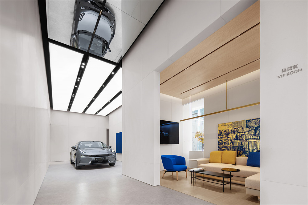 極氪中心新能源汽車(chē)展廳裝修設(shè)計(jì)方案(圖3)