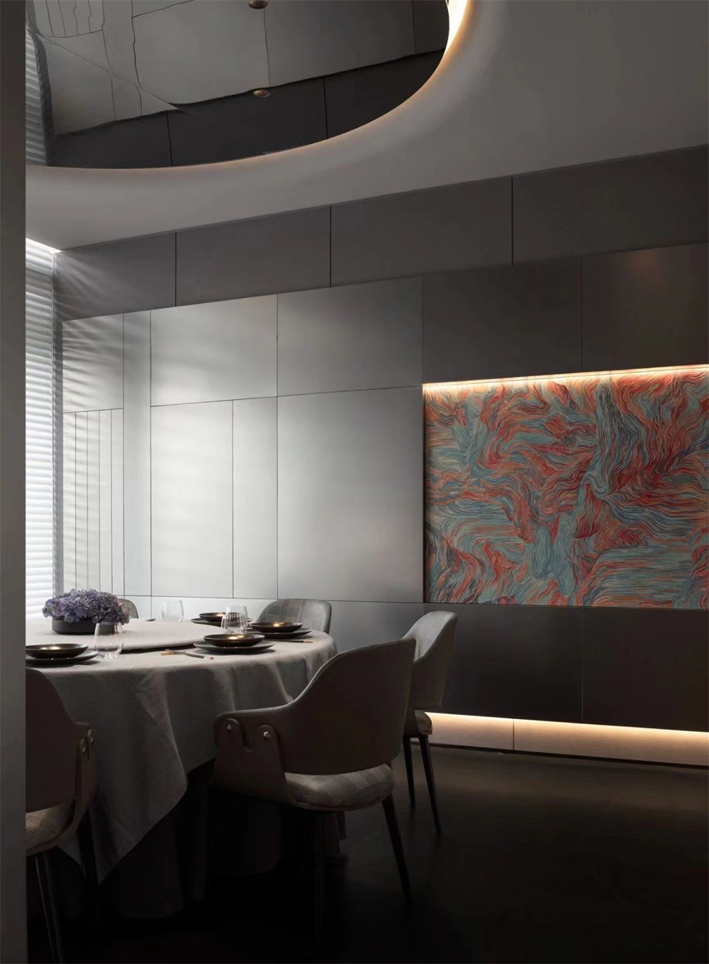 食川非川  特色新式川菜餐廳裝修設(shè)計(jì)案例(圖8)