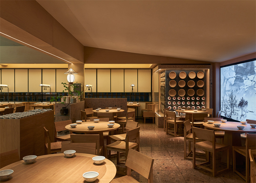 農(nóng)耕記土潮風(fēng)特色湖南菜餐廳裝修設(shè)計(jì)方案(圖9)