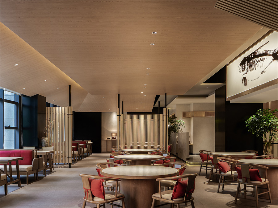 低造價效果佳  坐井百年江湖菜中餐廳裝修設(shè)計方案(圖1)