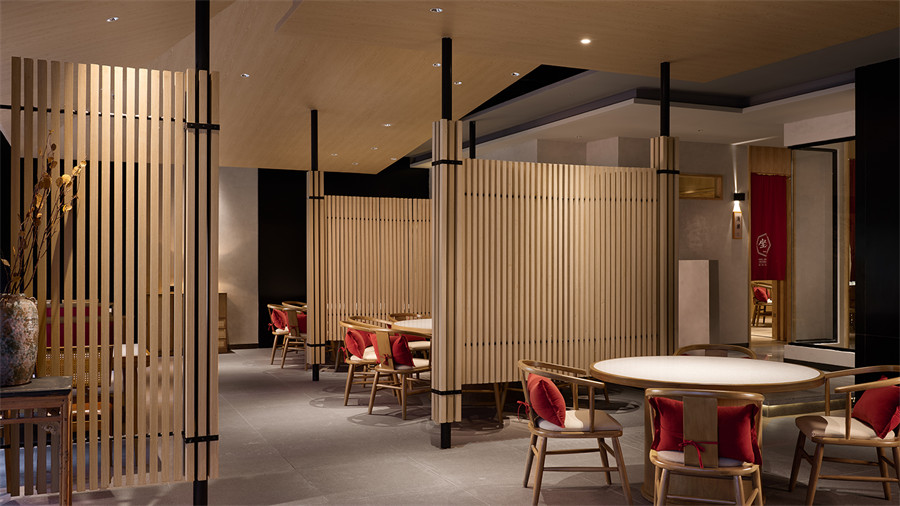 低造價效果佳  坐井百年江湖菜中餐廳裝修設(shè)計方案(圖2)