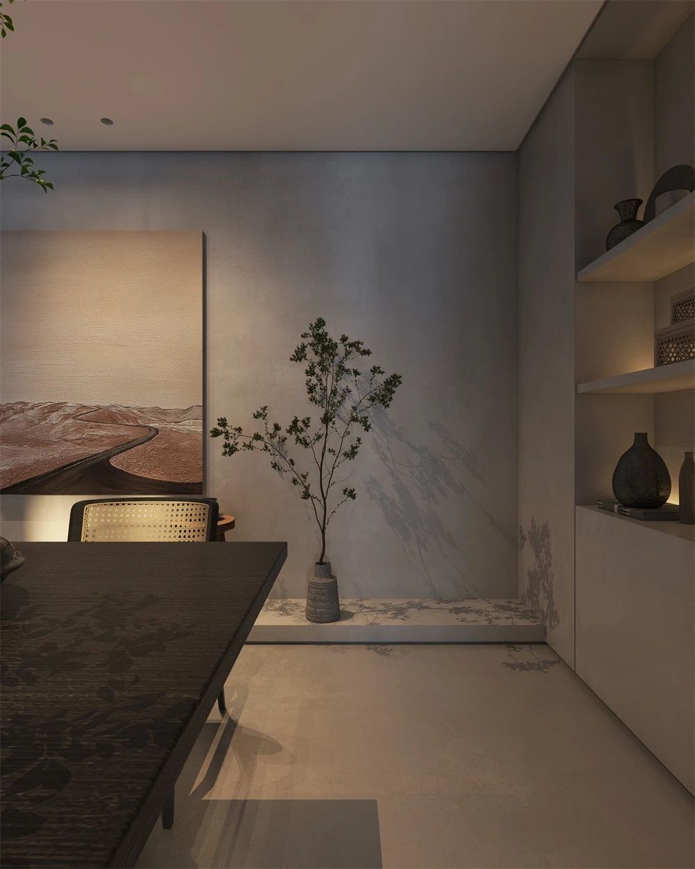 極簡禪意茶館兼辦公室裝修設計案例(圖7)