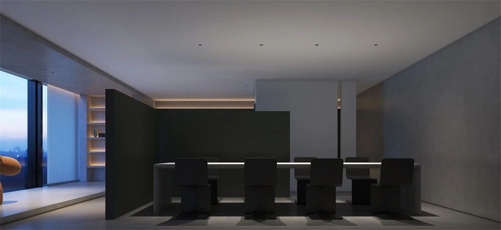 極簡禪意茶館兼辦公室裝修設計案例(圖9)