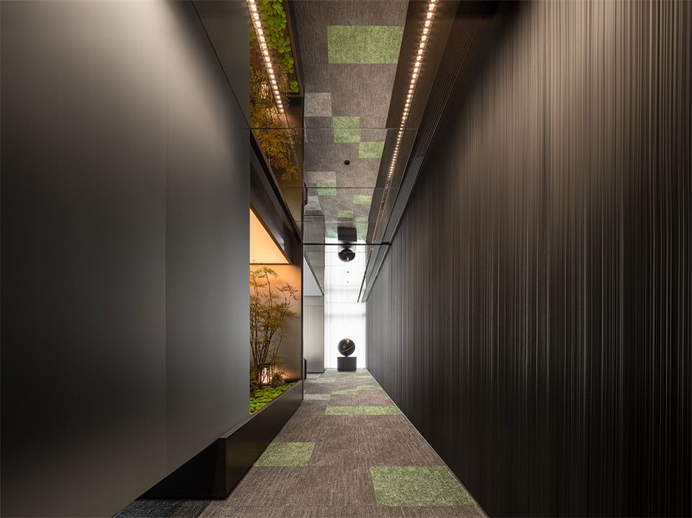 鄭州金博大推薦留學專業(yè)咨詢機構辦公室裝修設計方案(圖1)