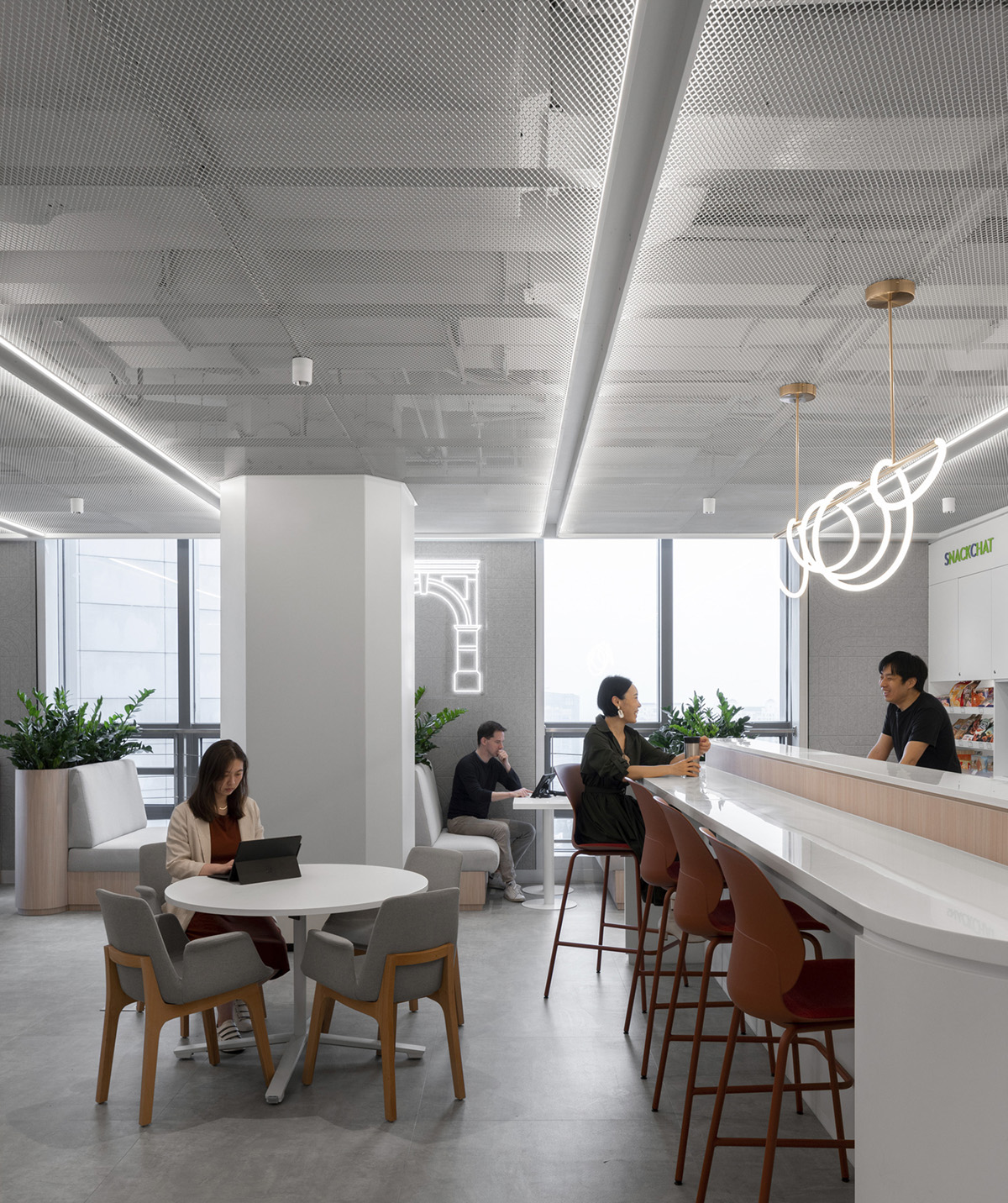 多元、包容的渣打銀行上?？偛哭k公室裝修設(shè)計(圖13)