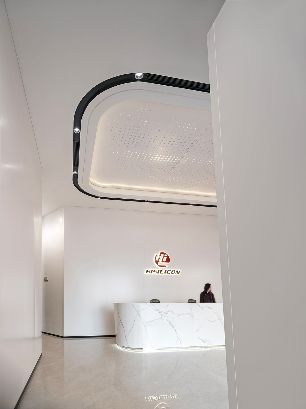 鄭州金博大推薦華為海思東升科技園辦公室裝修設(shè)計(圖2)