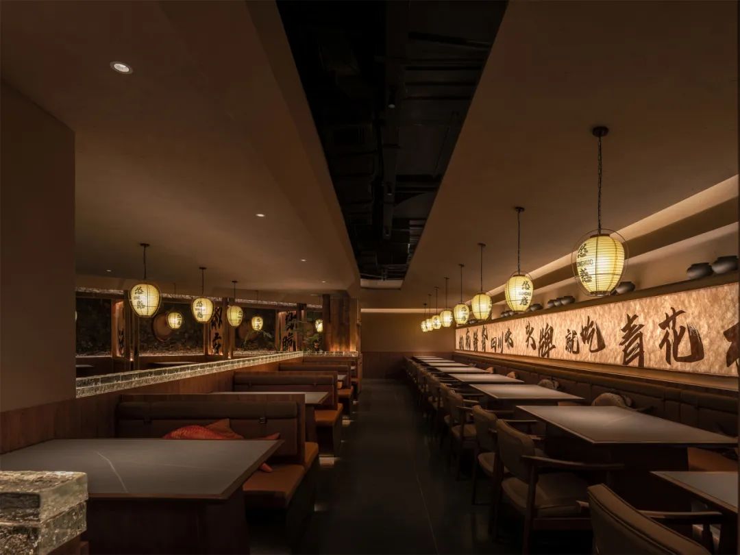 一品魚(yú)悅燒烤·川菜融合餐廳酒吧裝修設(shè)計(jì)方案(圖8)