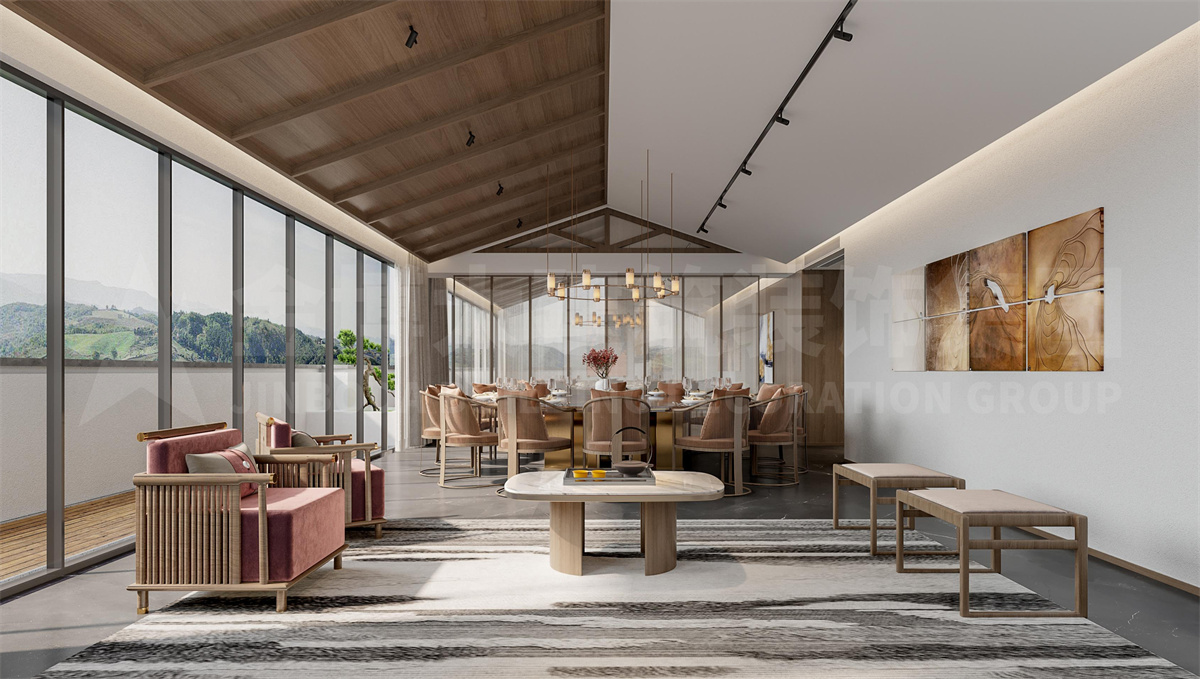 安徽書畫小鎮(zhèn)民宿裝修設計