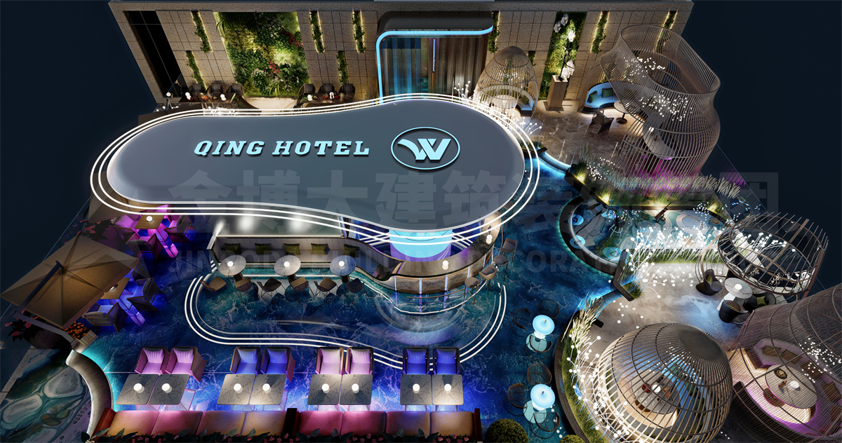 廣東清遠慶精品酒店裝修設計案例效果圖