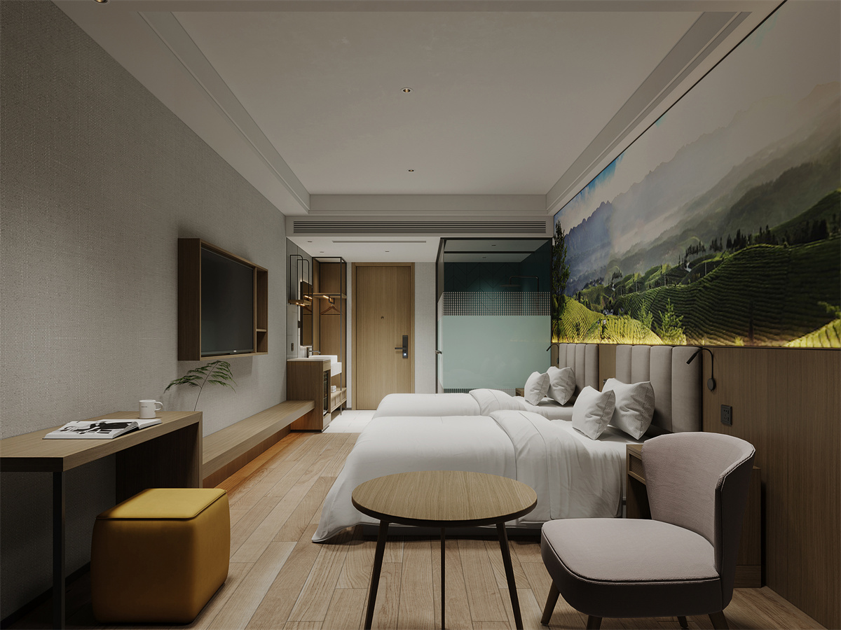 長沙秋果精品商務(wù)酒店裝修設(shè)計案例效果圖