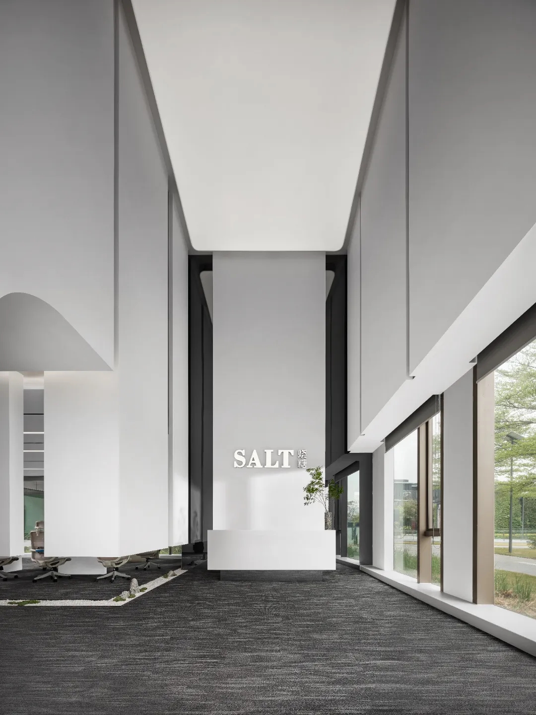 極簡藝術(shù)   燒糖文化科技公司辦公樓裝修設(shè)計案例(圖3)